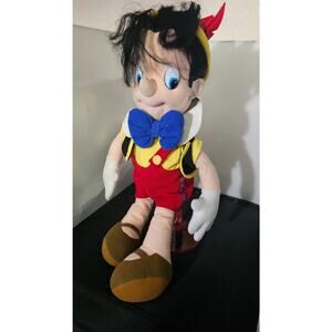 Retired VINTAGE 1992 Mattel Disney Pinocchio plush toy 18 Inches TOM HANKS T1